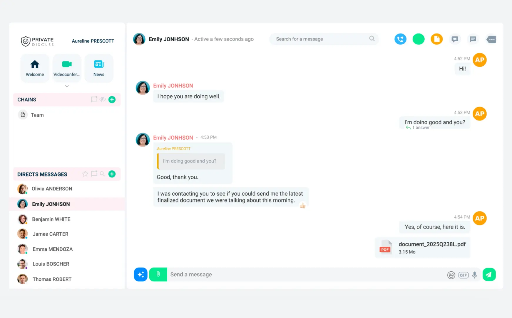 Messagerie Instantanée